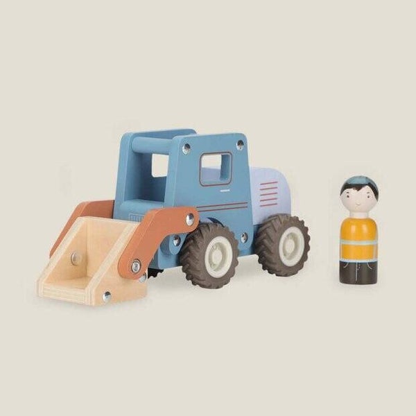 Little Dutch Bulldozer – Inclusief Pegdoll – Hout