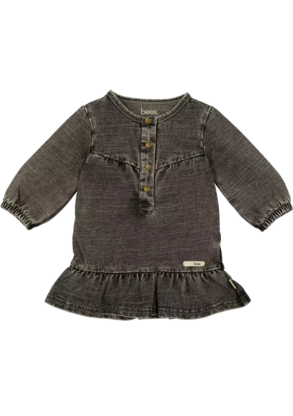 BESS Dress Jog Denim L Grey Denim