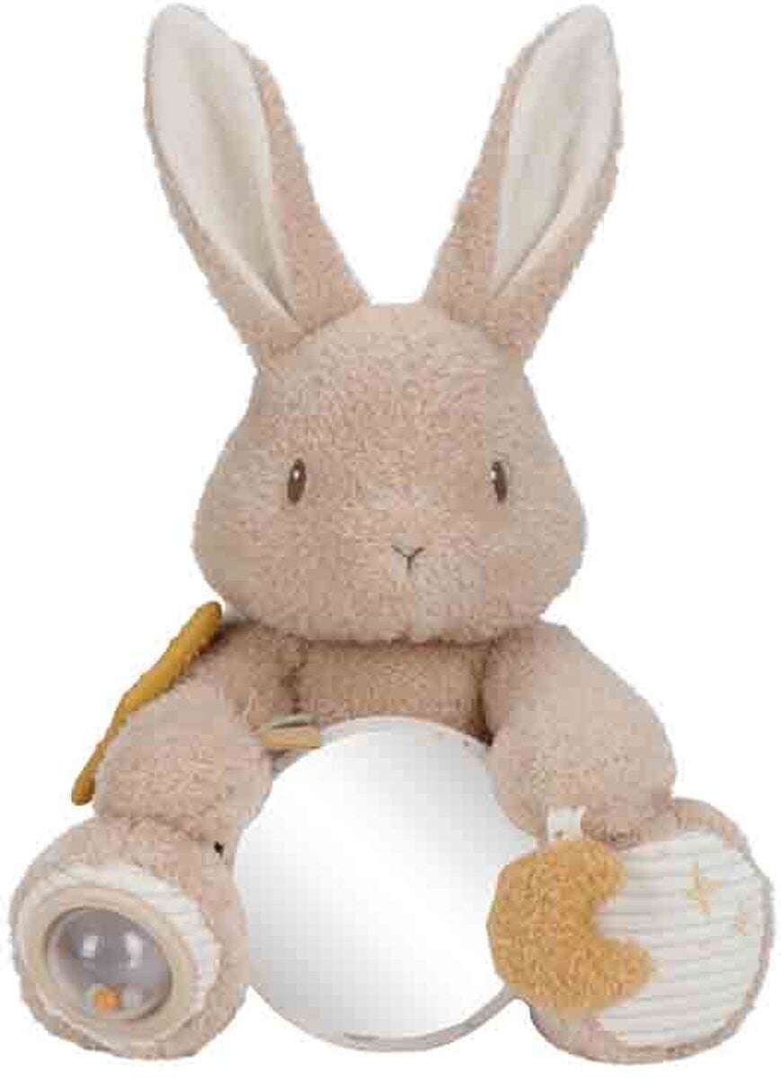 Little Dutch Newborn Naturals Activiteitenknuffel Baby Bunny