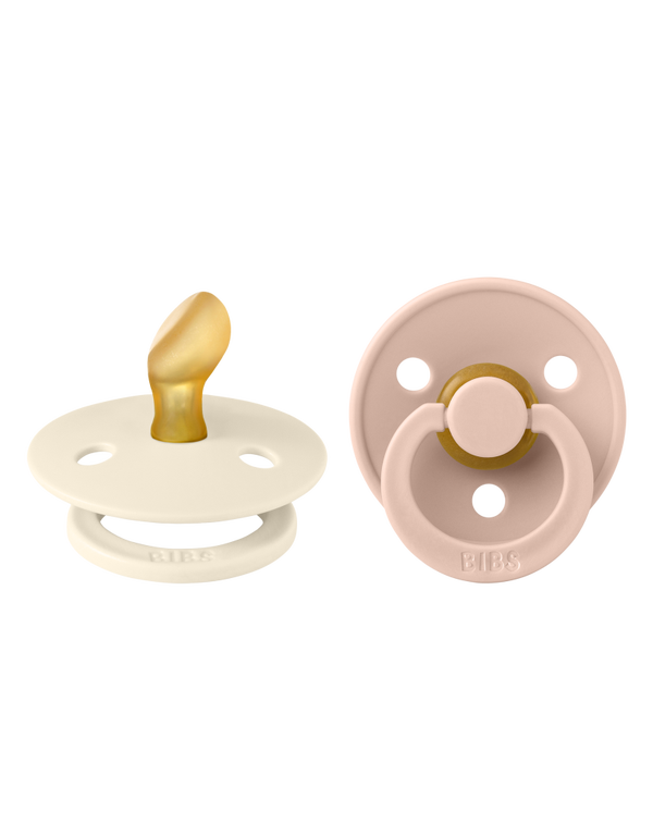 BIBS Colour Anatomical 2 pack Ivory/Blush