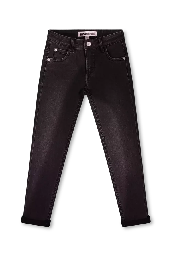Moodstreet Denim skinny broek zwart