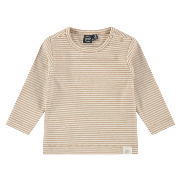 Babyface Stills Sweet baby t-shirt long sleeve beige(streep)