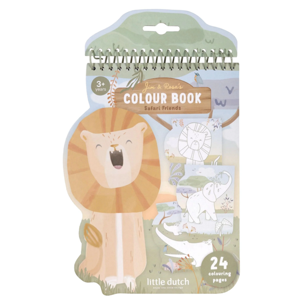 Little Dutch - Kleurboek Jim - Safari Friends
