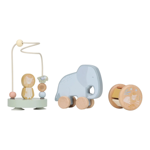Little dutch - Houte Giftset - Safari Friends
