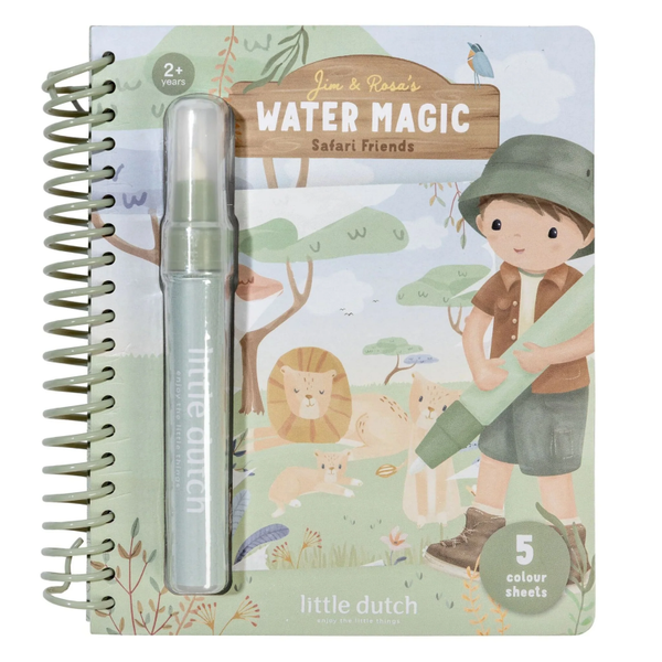 Little dutch - Waterkleurboek Jim - Safari Friends