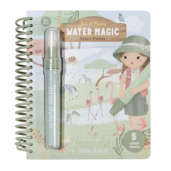 Little dutch - Waterkleurboek - Safari Friends
