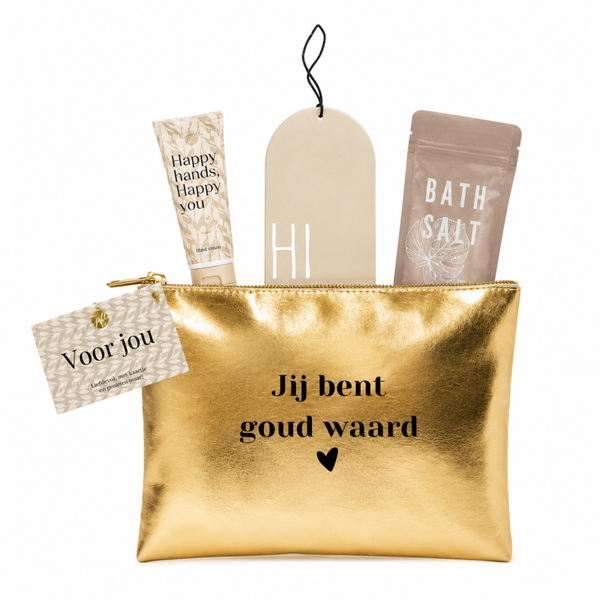 The Big Gifts Toilettasje – Goud Waard