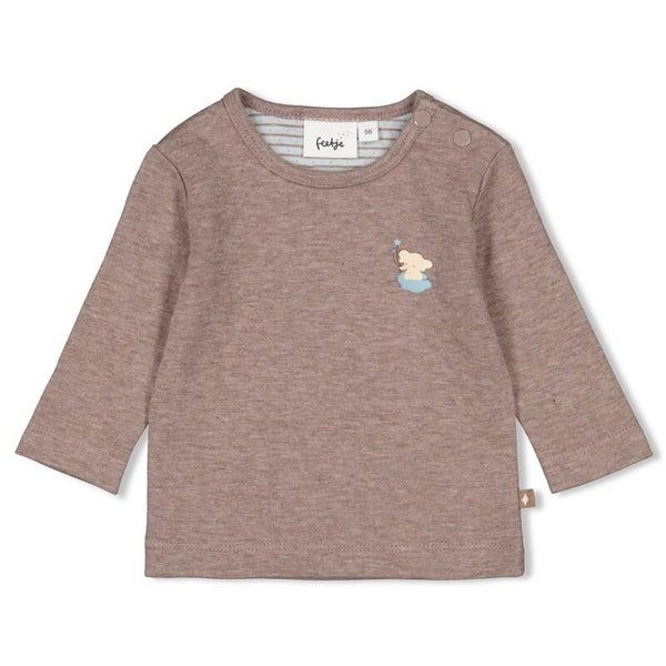 Feetje Universe Longsleeve - Bruin melange