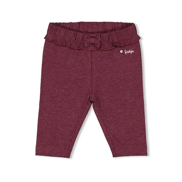 Feetje Blooming Meadow legging  - wijn melange