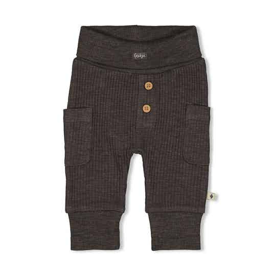 Feetje Rawsome  Broek rib Antraciet melange