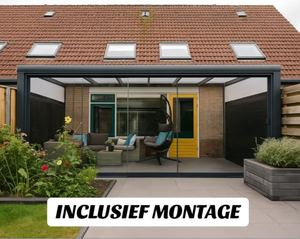 compleet gesloten serre - 6 meter breed