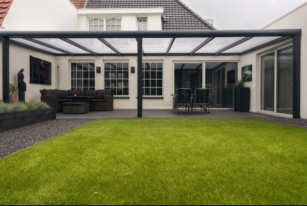 aluminium veranda - 8 meter breed