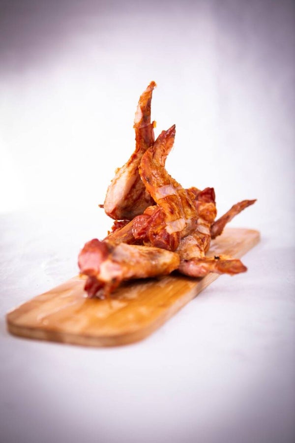 Les ailes de poulet fumé