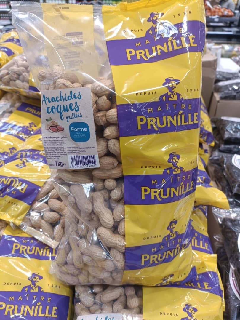 Arachide coque grillée prunille 1 kg