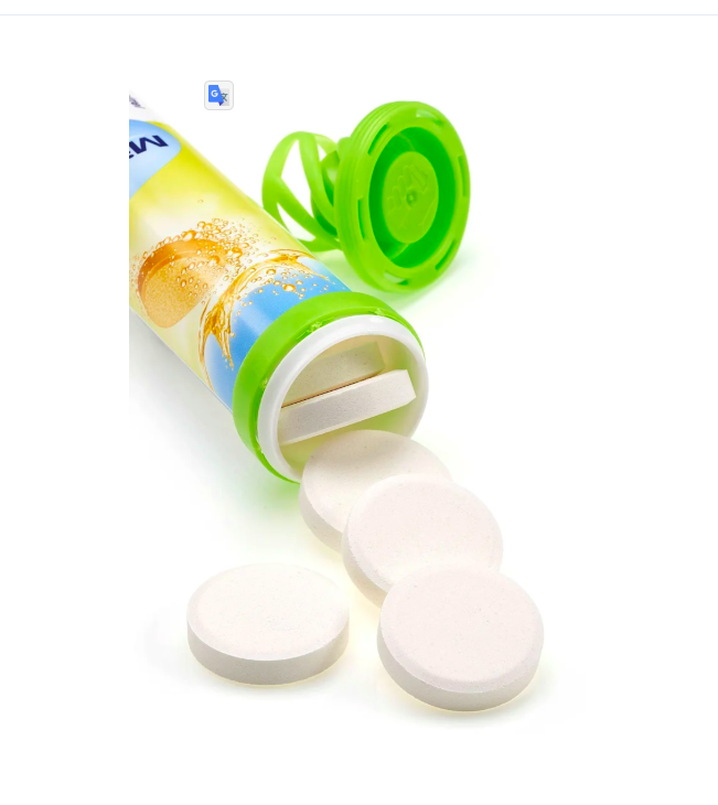 Comprimés effervescents de magnésium 20 pièces, 82 g