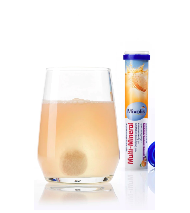 Comprimés effervescents multi-minéraux 20 pièces, 82 g