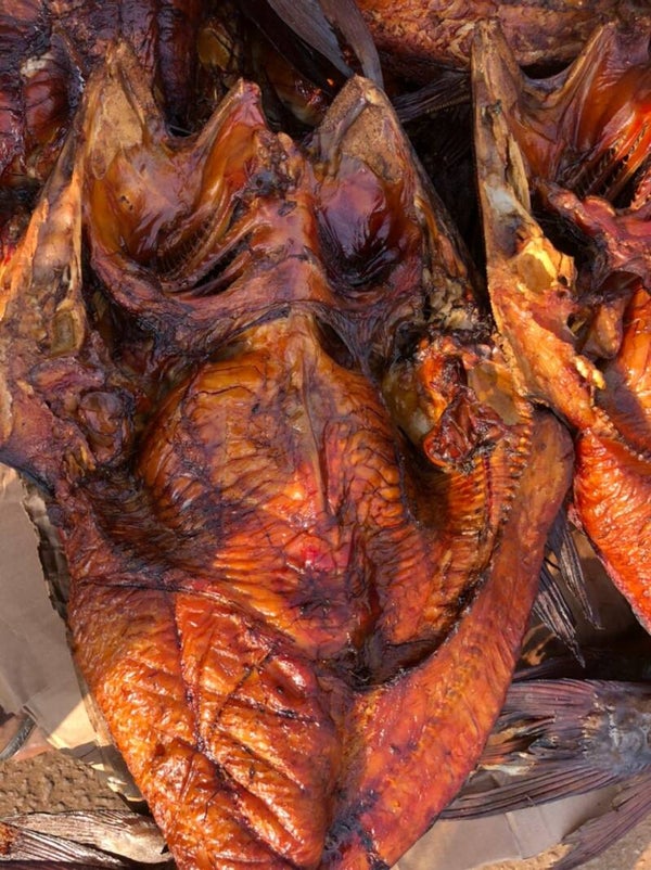 Konkoe fumé (poisson-chat fumé de la Guinée )