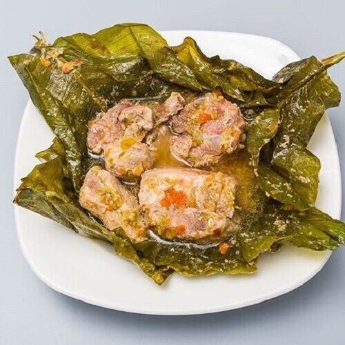 Liboke ya ngulu - Jarret de porc avec une sauce.