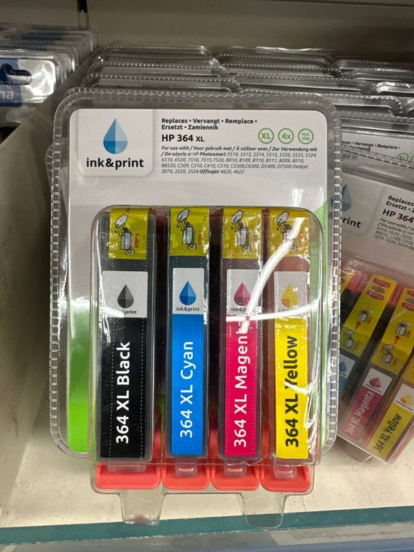 Ink & Print Pack Cartouches Compatibles HP 570/571 (Noir, Cyan, Magenta, Jaune)