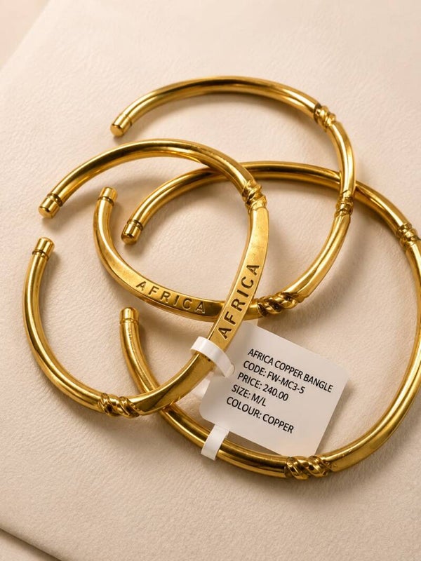 Bracelet Unisexe - AFRICA - Plaqué OR