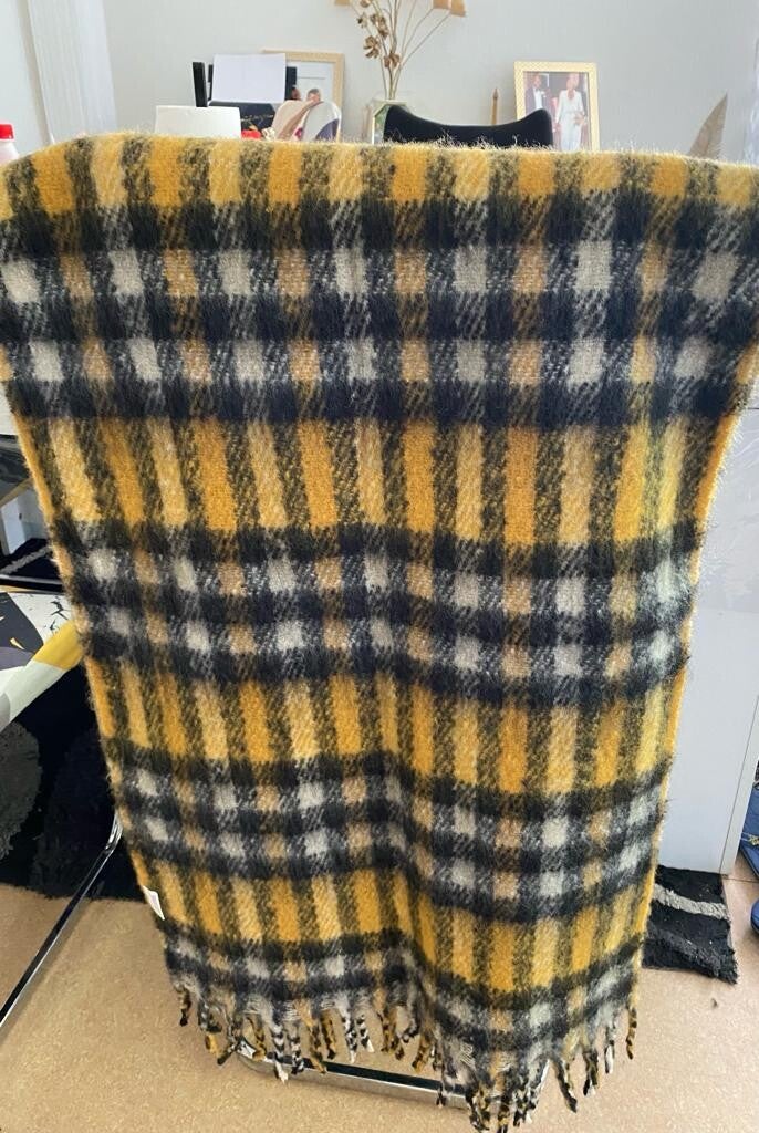 Echarpe mixte multicolore tendance à Carreaux