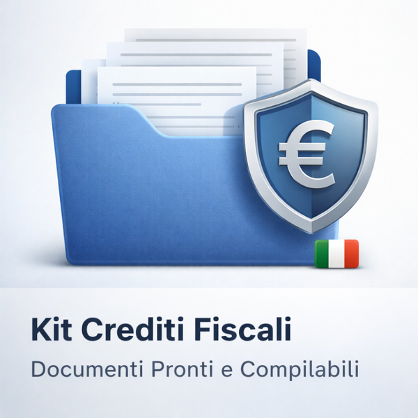 Kit Crediti Fiscali – Documenti Pronti e Compilabili