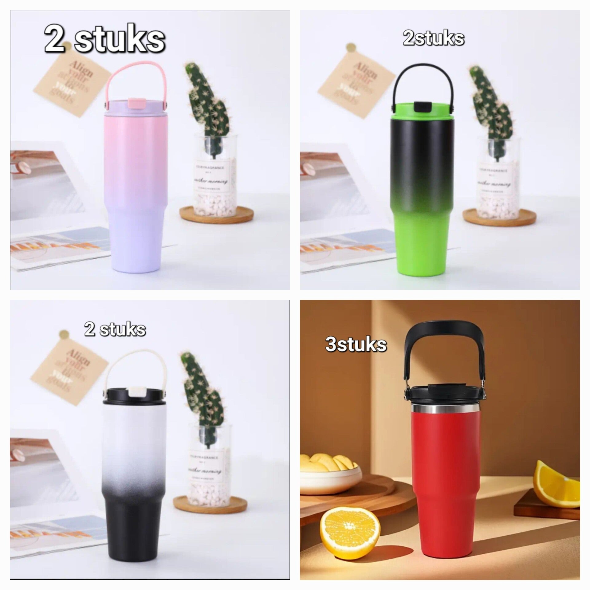 30oz beker met handvat