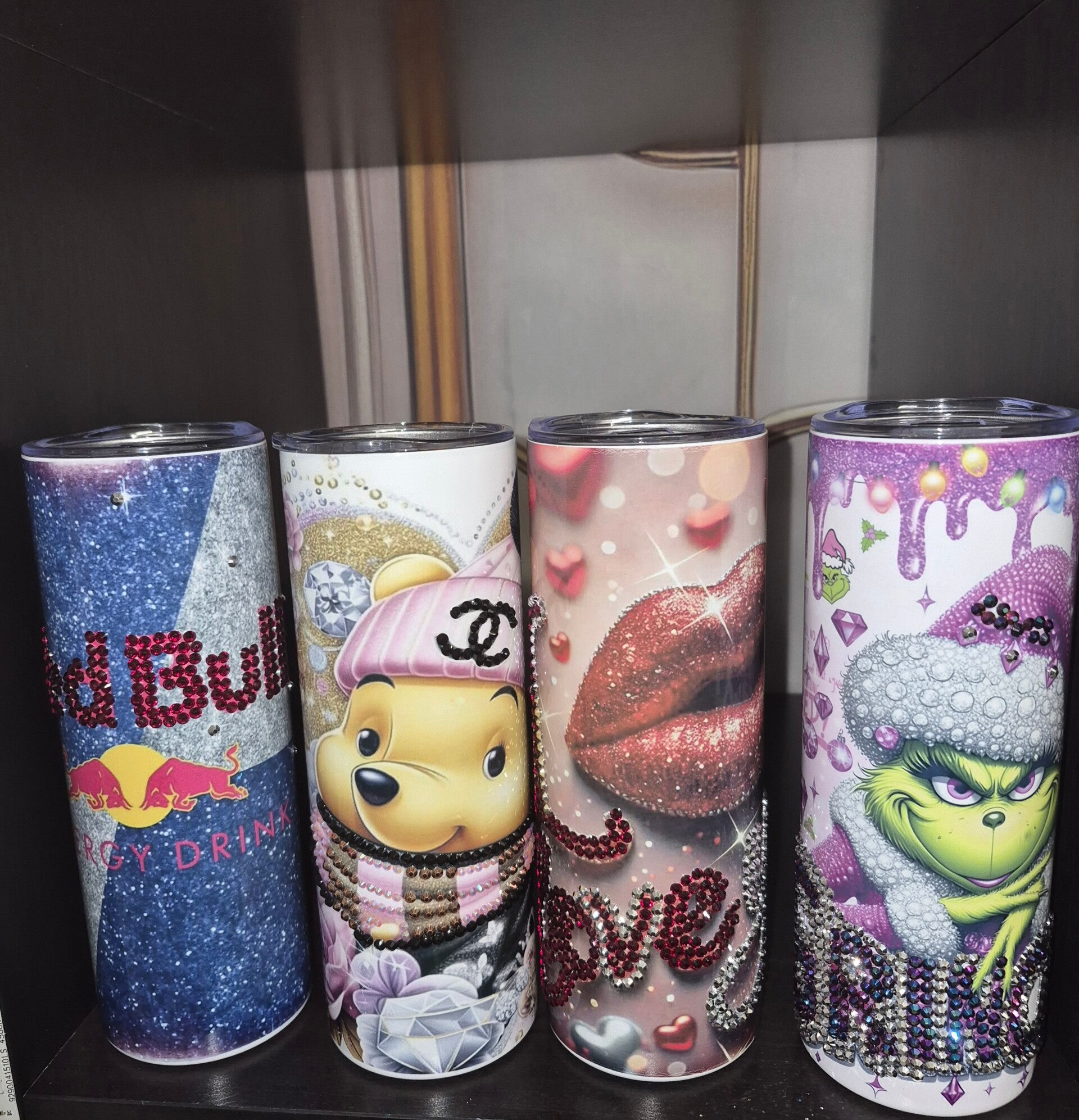 Gesublimeerde beker rhinestones