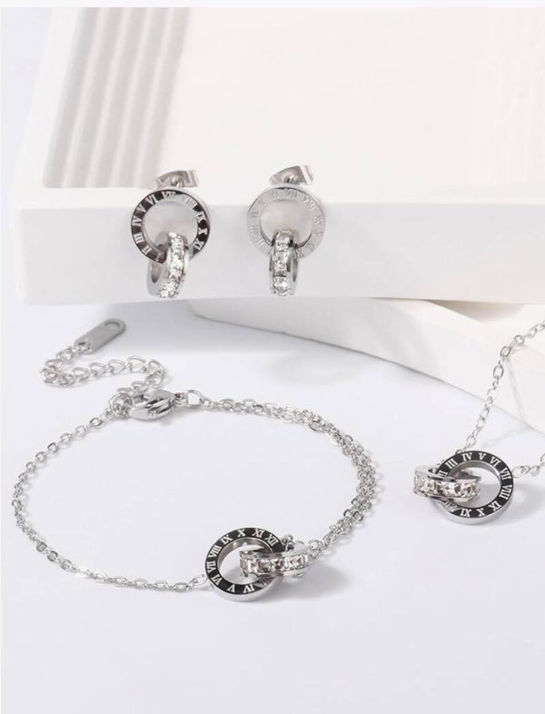 18k Gold Plated Stainless Steel Set