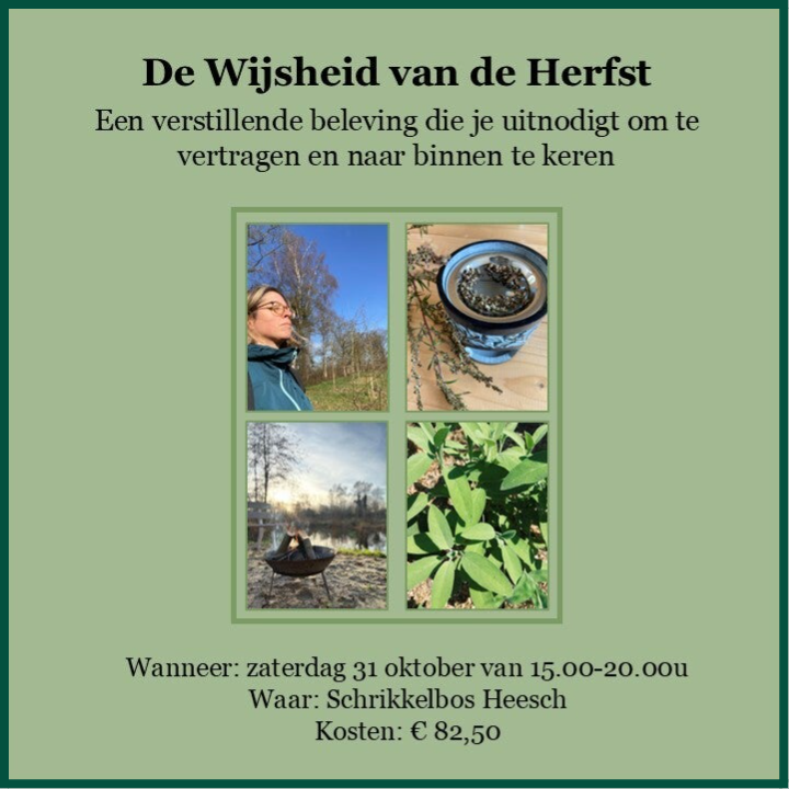 Kruidenbeleving 'De Wijsheid van de Herfst'