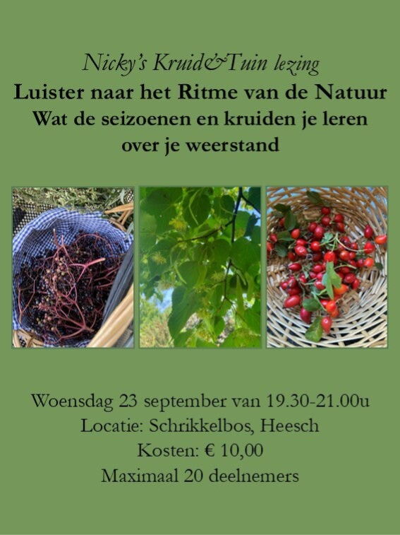 Lezing Luister naar het Ritme van de Natuur