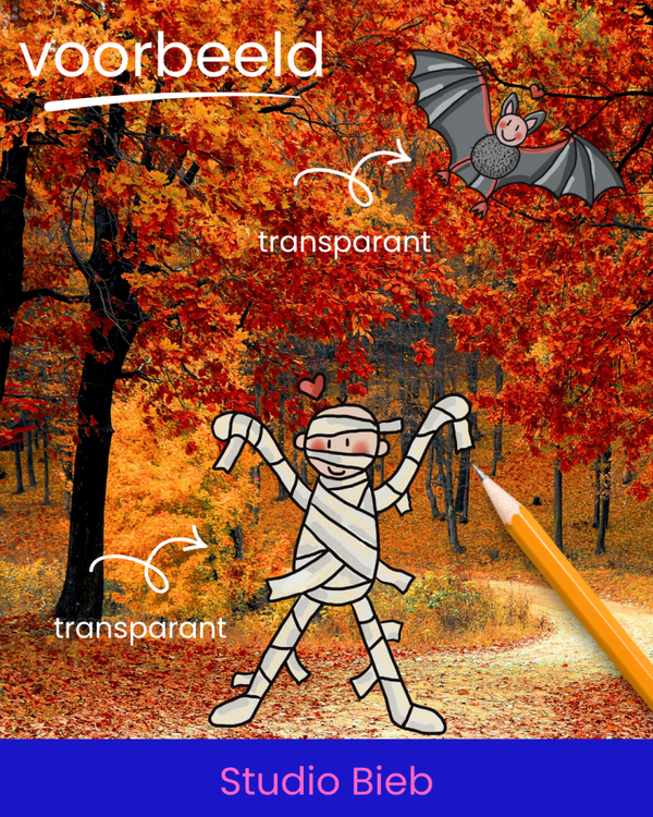 Halloween set 10 afbeeldingen PNG