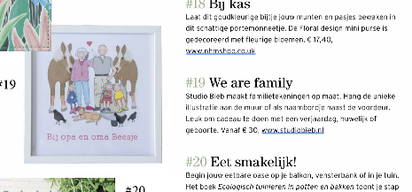 Buitenleven familietekening 