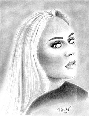 Adele on Canvas