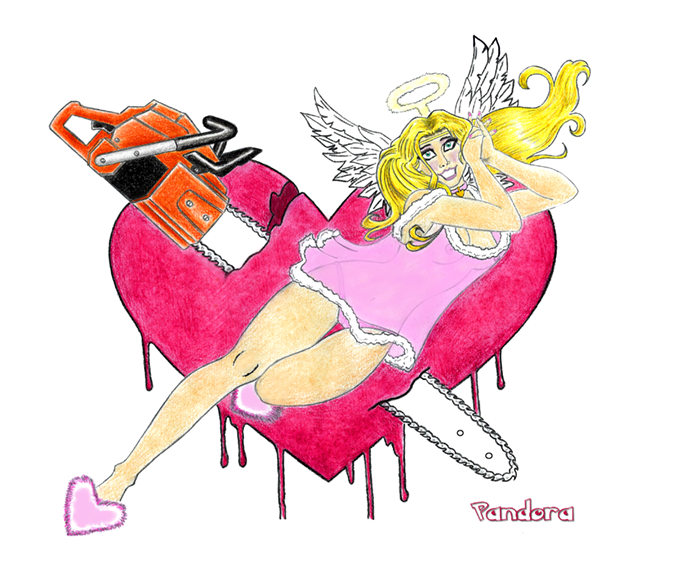 Angel Heartbreaker on Canvas