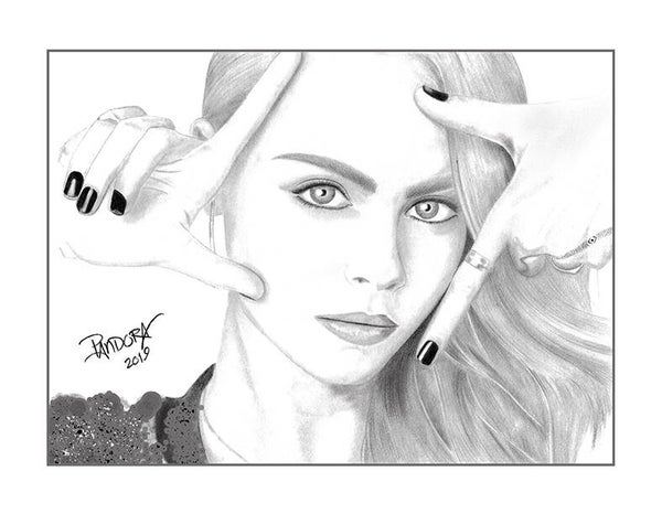 Cara Delavigne on Canvas