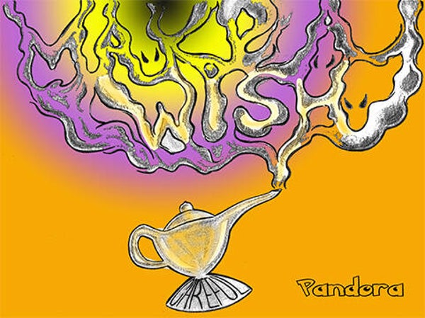Careful What You Wish For... on Canvas