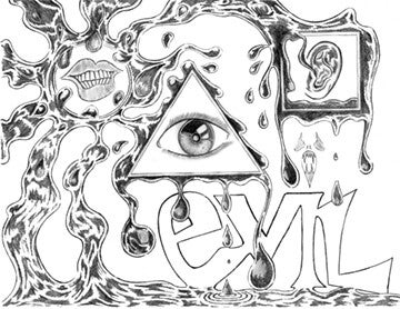 Evil Eye on Canvas