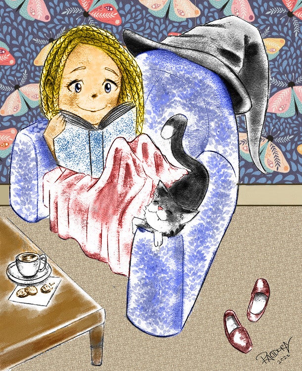 Good Witch - April on Canvas