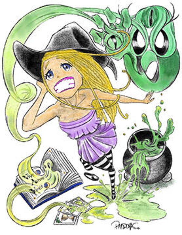 Good Witch - August on Canvas