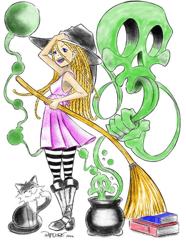 Good Witch - January on Canvas