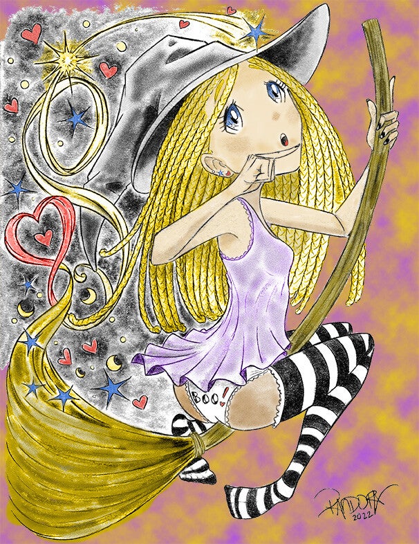 Good Witch - June on Canvas