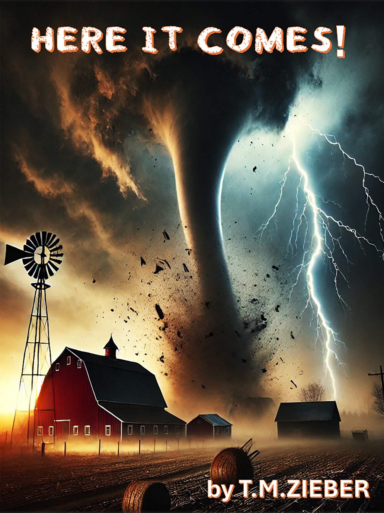 Here It Comes! by TM Zieber | A 49 page read & color book
