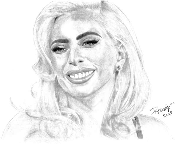 Lady Gaga on Canvas