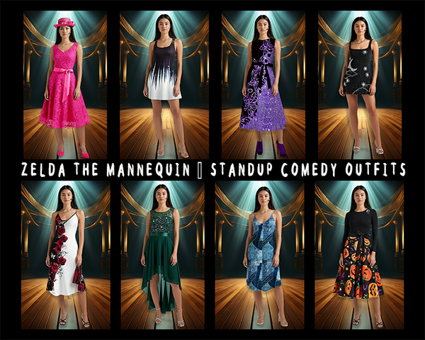 ZELDA THE MANNEQUIN - STANDUP COMEDY OUTFITS #2