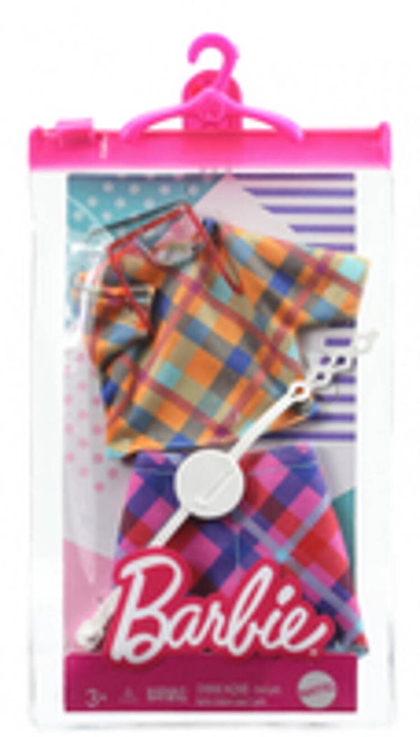 Barbie Poppenjurk Met Accessoires Fashion Grc10 4-delig