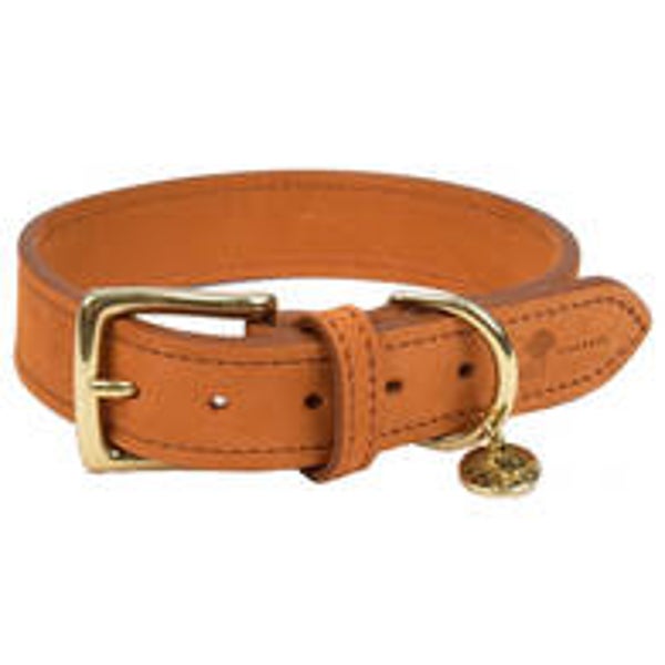 Halsband Nubu Lichtbruin - Hondenhalsband - 40 cm