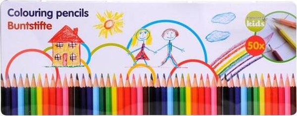 Kleurpotloden 50 stuks