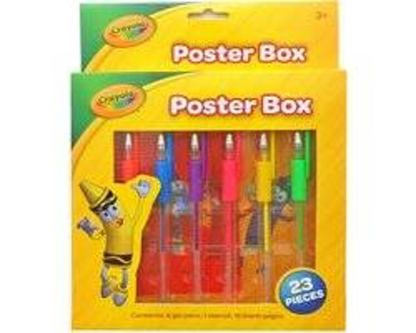 Crayola - Poster Box - 23 pieces
