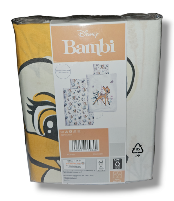 Disney - Bambi - Dekbedovertrek - Omkeerbaar - 120 x 150